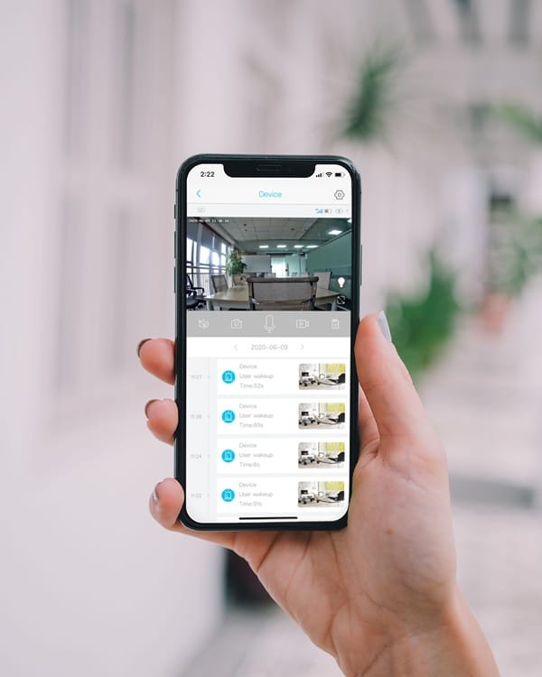 android and ios monitoring wireless security cameras