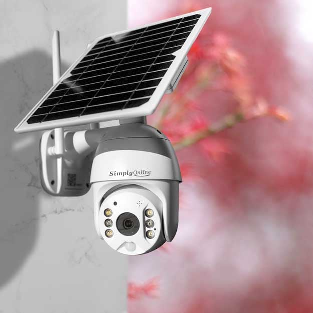 WiFi Solar Camera PTZ (3MP)- Metal Casing Black - Image 9