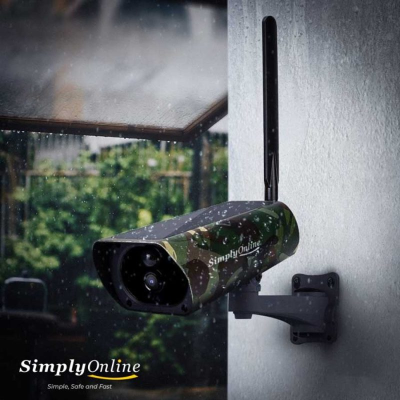 4G Solar Bullet Camouflage Camera + Extra Solar Panel - Image 2