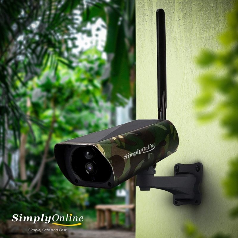 4G Solar Bullet Camouflage Camera + Extra Solar Panel - Image 4