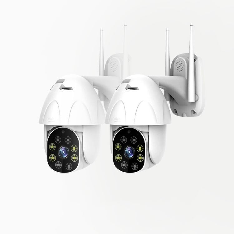 2X 2MP WiFi Outdoor CCTV - PTZ 128GB (Bundle)