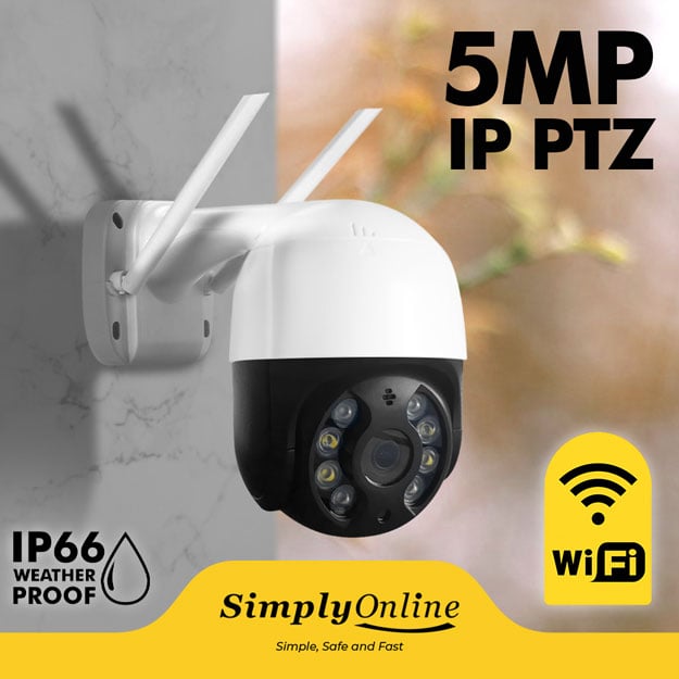 Bundle Wi-Fi PTZ 5MP Camera (2x PTZ CCTV & 2x 128GB) - Image 2