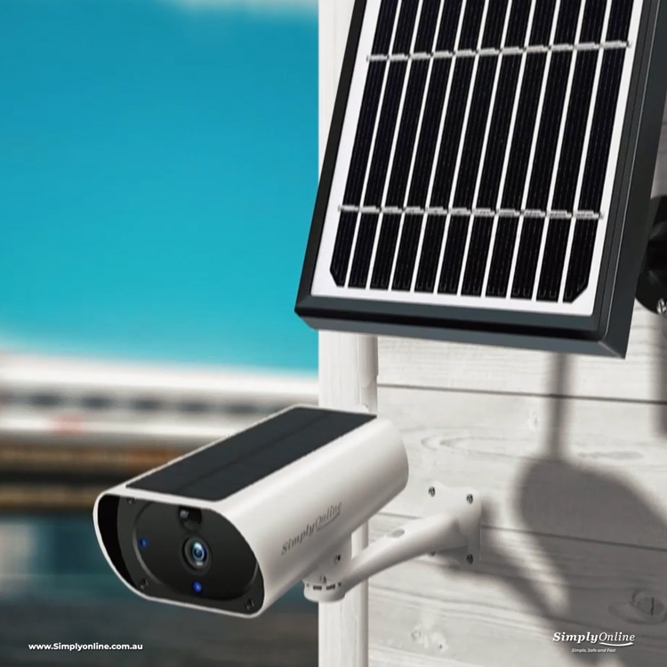 4G Solar Bullet Security with seprate solar panel