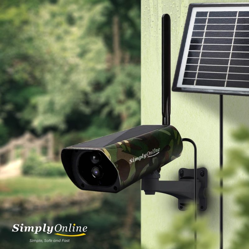 4G Solar Bullet Camouflage Camera + Extra Solar Panel - Image 3