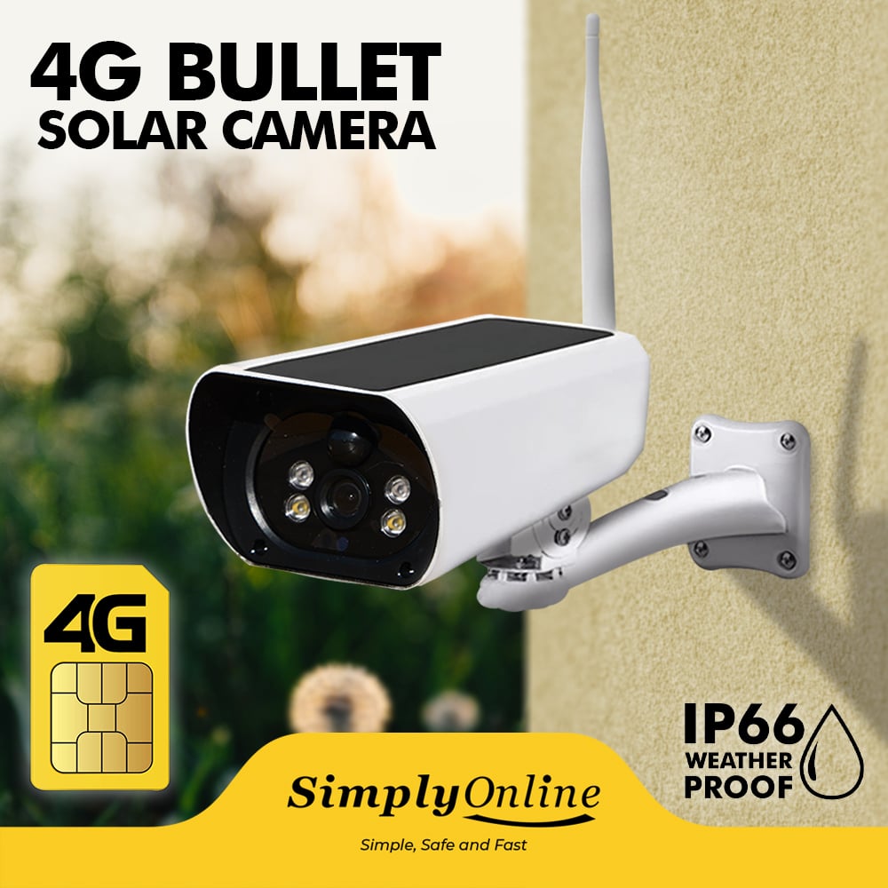 4G Solar Camera Bullet 4MP - Metal - Image 8