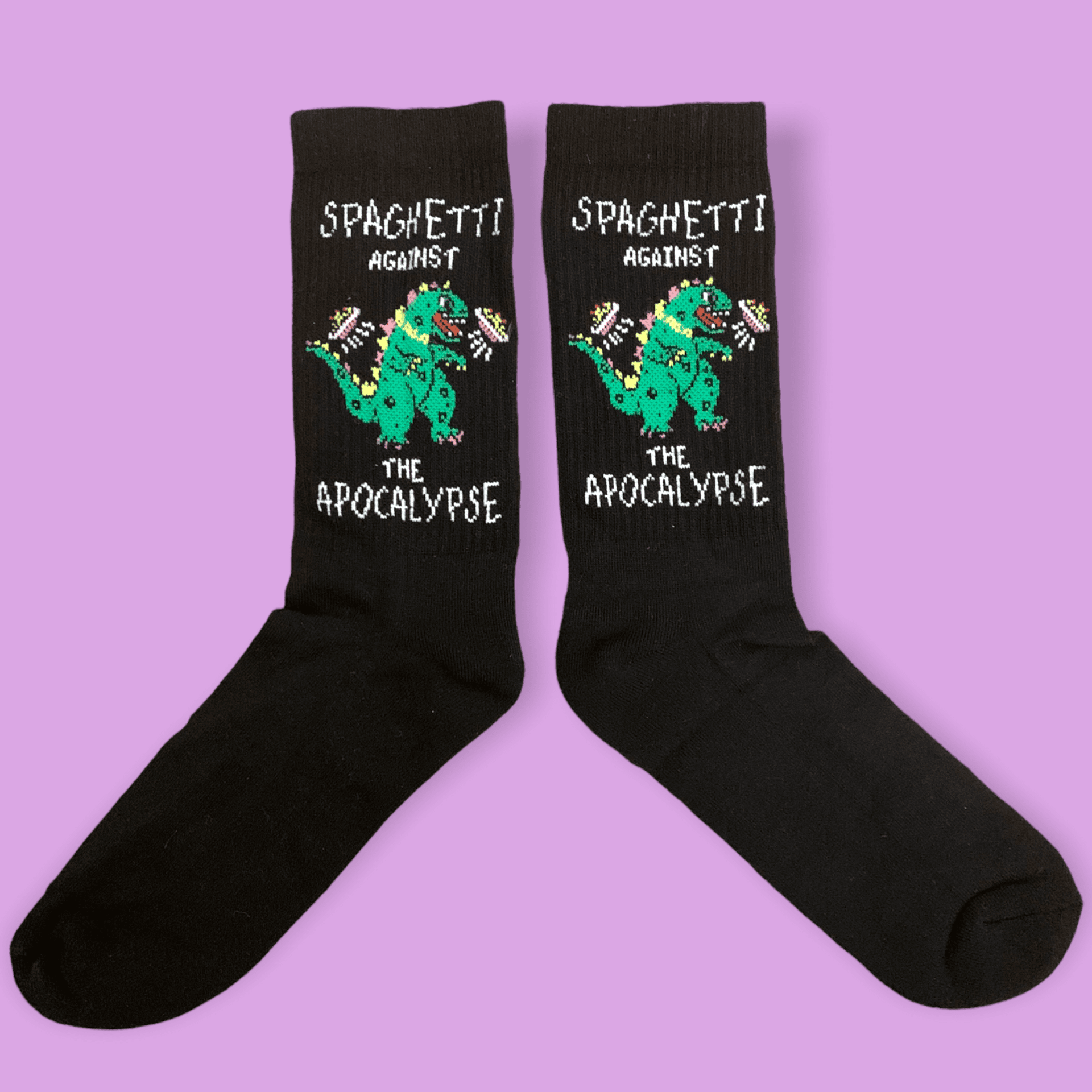 Godzilla is coming! Socks