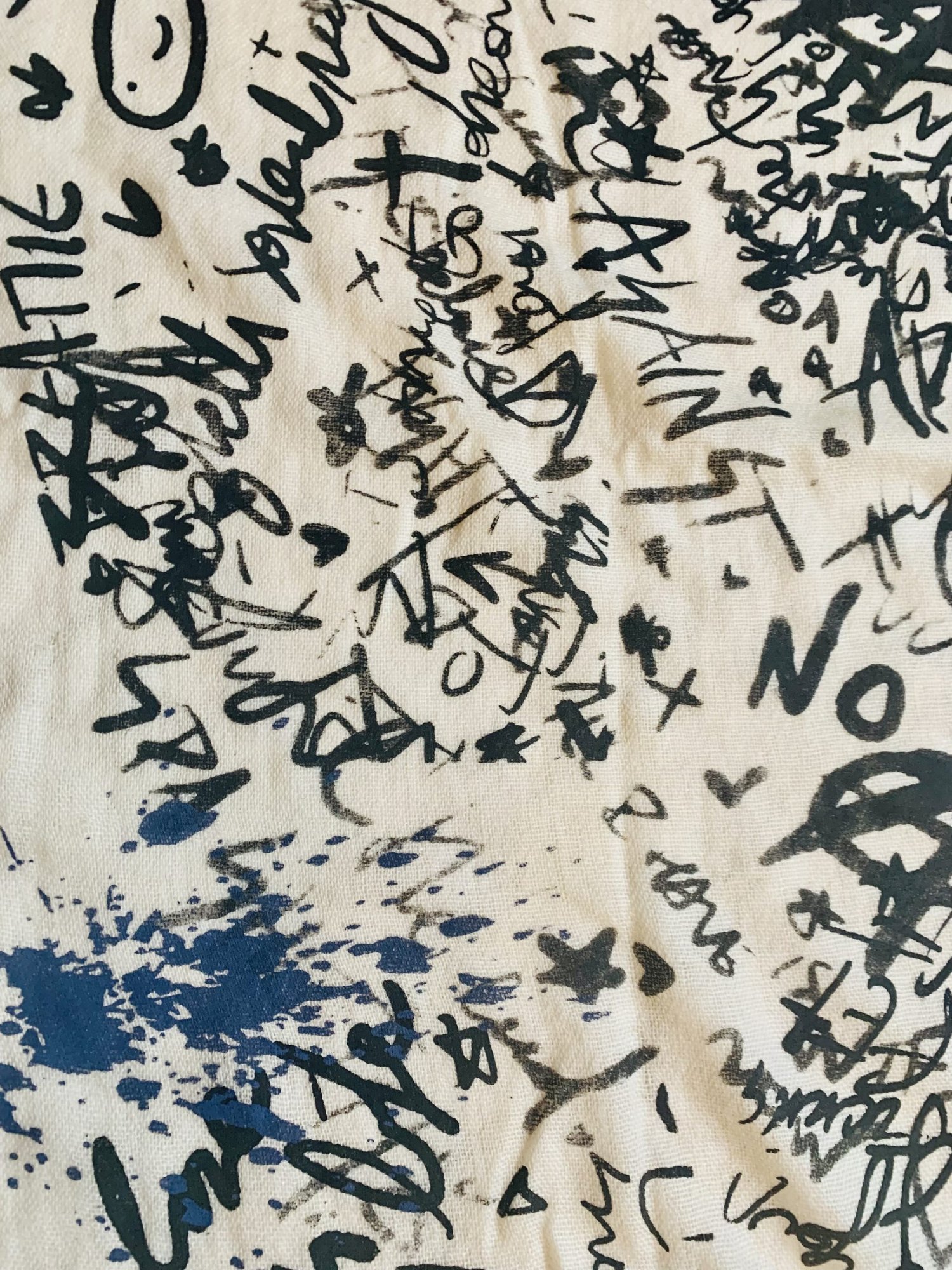 The Spaghetti Imperfetto Manifesto Scarf - White - - Image 3