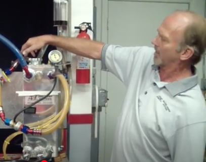 Gary Armstrong demonstrating Spintric