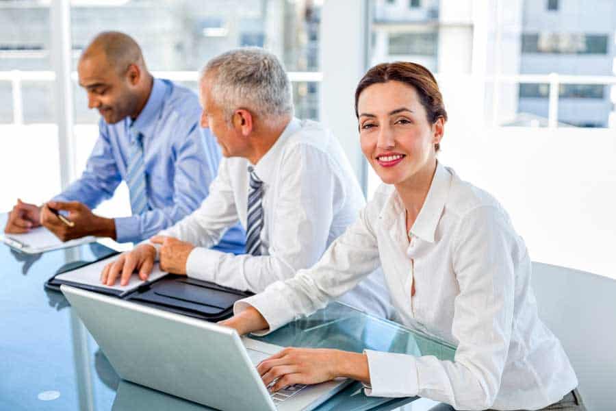 business team in boise meeting with Stability Networks in conference room