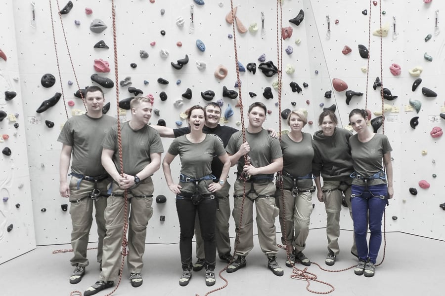 Miło i aktywnie spędzony czas na ściance wspinaczkowej Miło i aktywnie spędzony czas na ściance wspinaczkowej