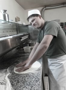 Sebastian Mataczyno w roli PizzMastera Sebastian Mataczyno w roli PizzMastera