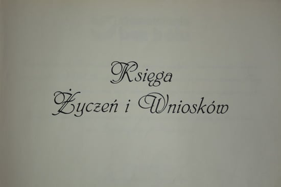Księga Życzeń i Wniosków