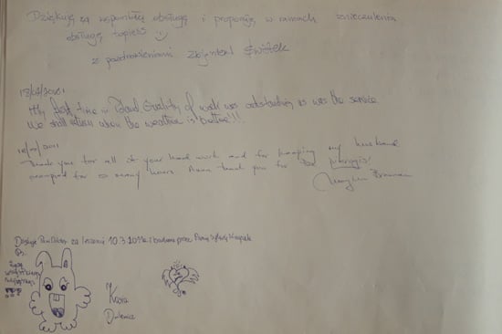 Księga życzeń i wniosków