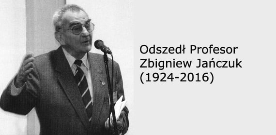 prof. Zbigniew Jańczuk 1924-2016 - źródło Dentonet.pl prof. Zbigniew Jańczuk 1924-2016 - źródło Dentonet.pl