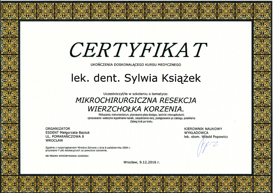 Międzynarodowy Kongres Pulp Fiction 18 - lek. dent. Sylwia Książek Międzynarodowy Kongres Pulp Fiction 18 - lek. dent. Sylwia Książek