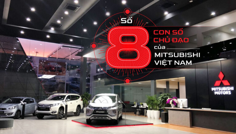 Số 8 – con số chủ đạo của Mitsubishi Việt Nam