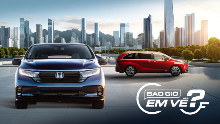 Honda Odyssey vs Toyota Sienna: muốn mua phải đặt