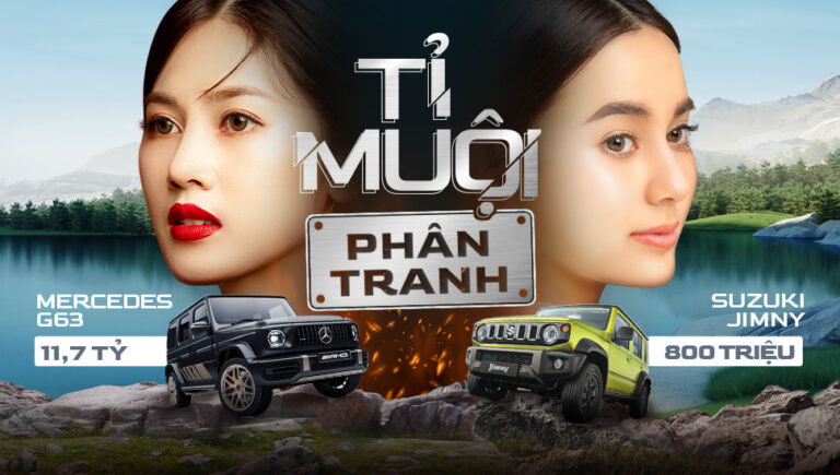 Suzuki Jimny và Mercedes G63. Tỉ / Muội phân tranh