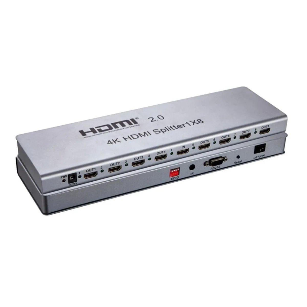 4K HDMI Splitter - 1 in 8 out