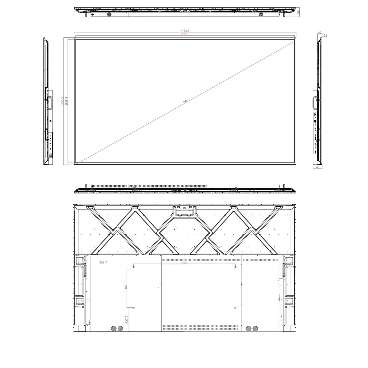 98 Inch 4K Digital Screen - Image 3