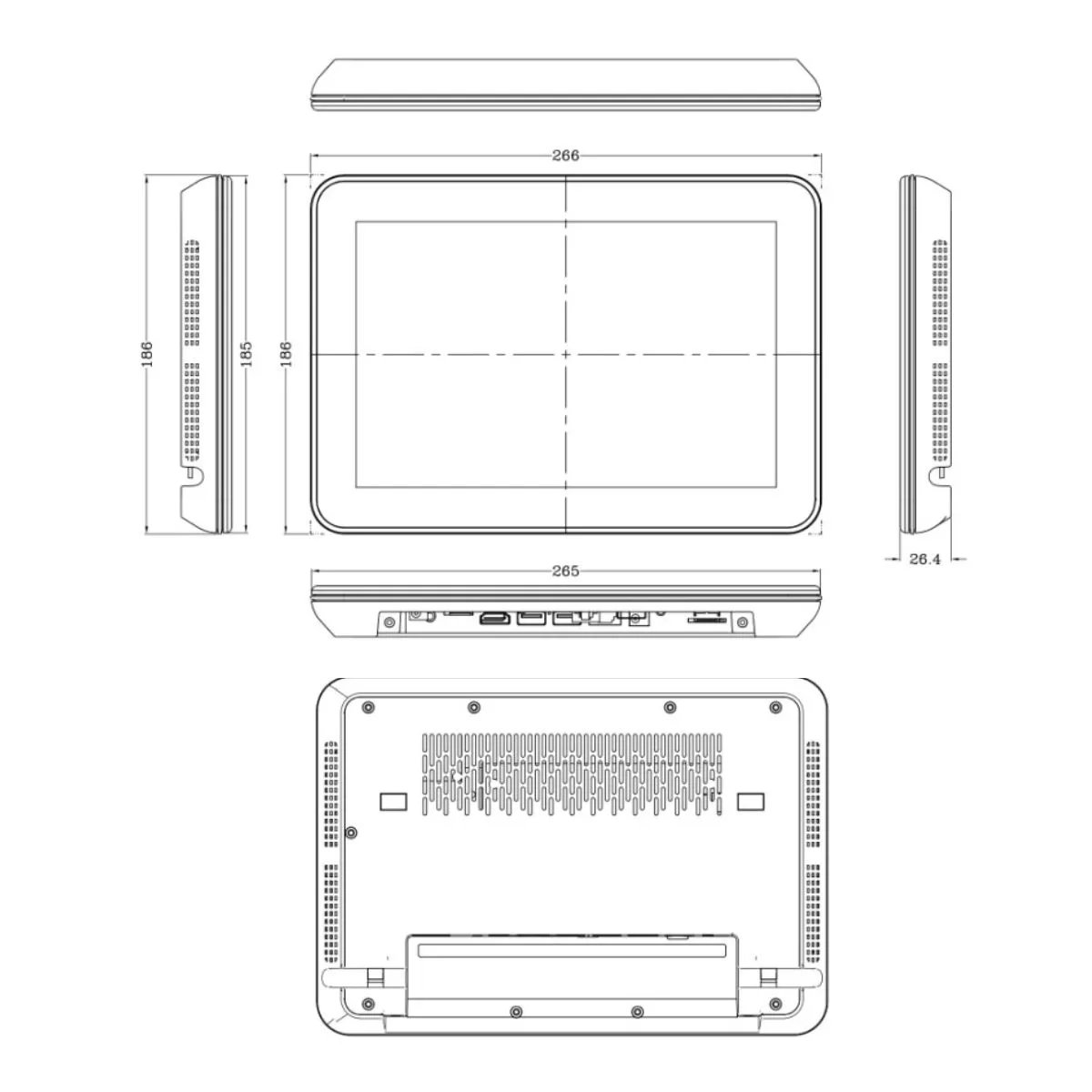 10 Inch Full HD Digital Touch Screen - Android 11 - Image 3