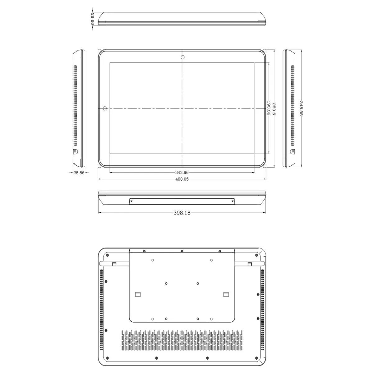 15.6 Inch Full HD Digital Touch Screen - Android 11 - Image 3
