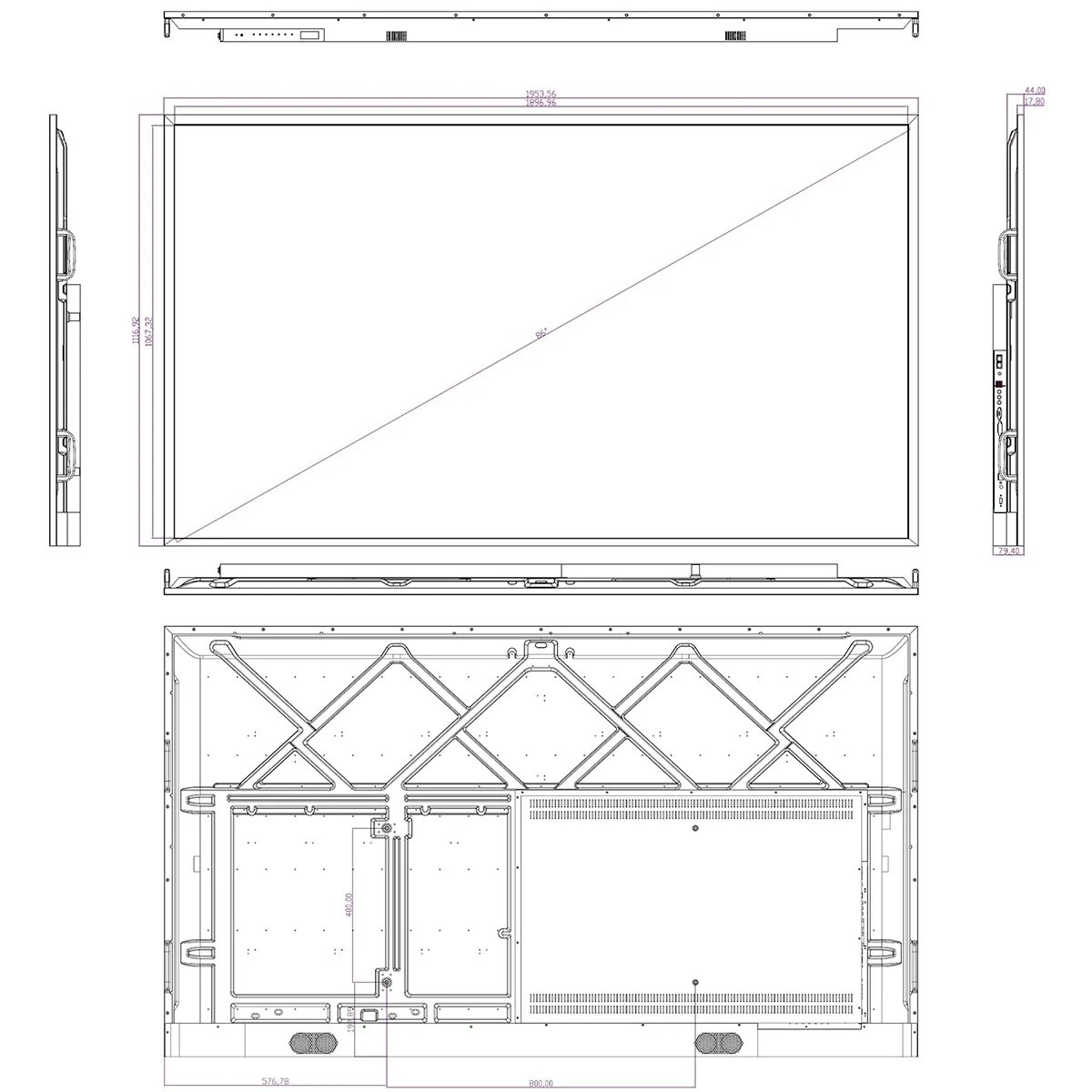 86 Inch 4K Digital Screen - Image 3