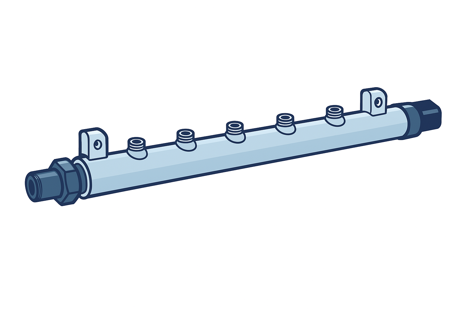 Poppe + Potthoff Maschinenbau common rail sketch for high pressure impulse and autofrettage