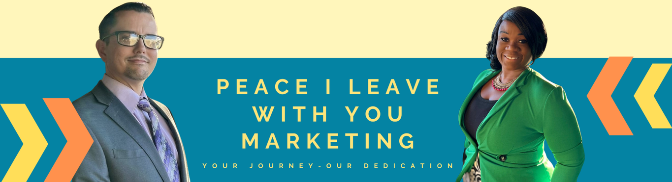 Peace I Leave With You Marketing leadership banner