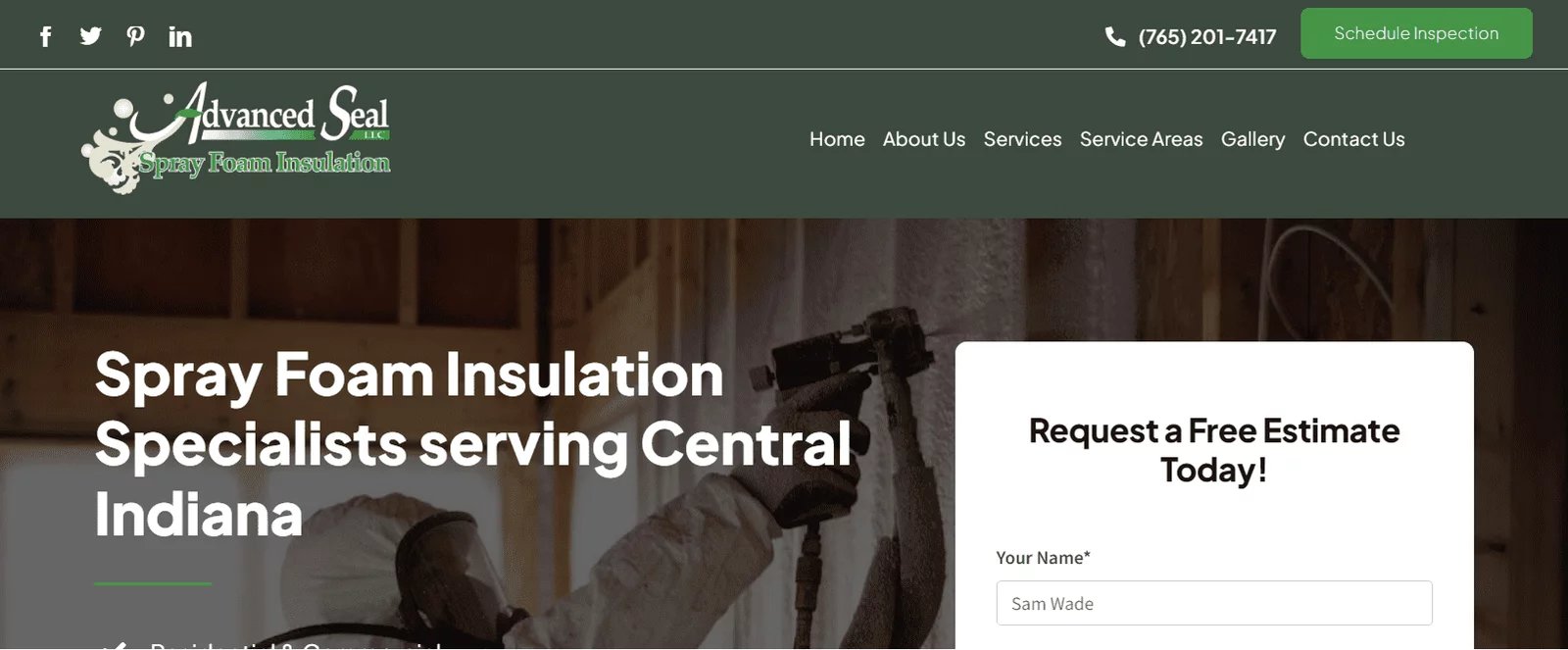 Local Business Website about pixel perfect web solutions