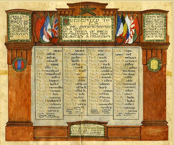 old yellowed historical document