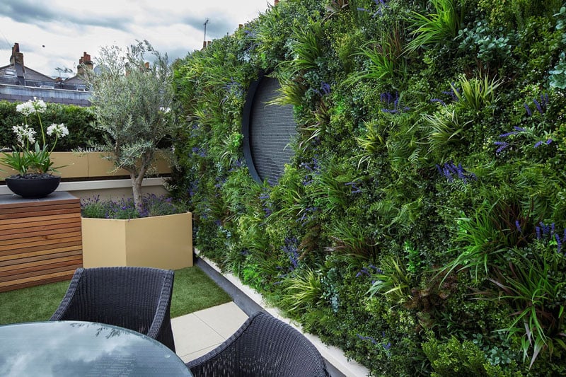 most realistic artificial green wall