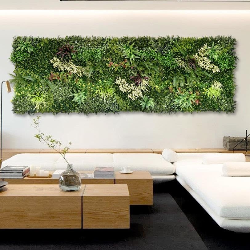 indoor artificial plant wall