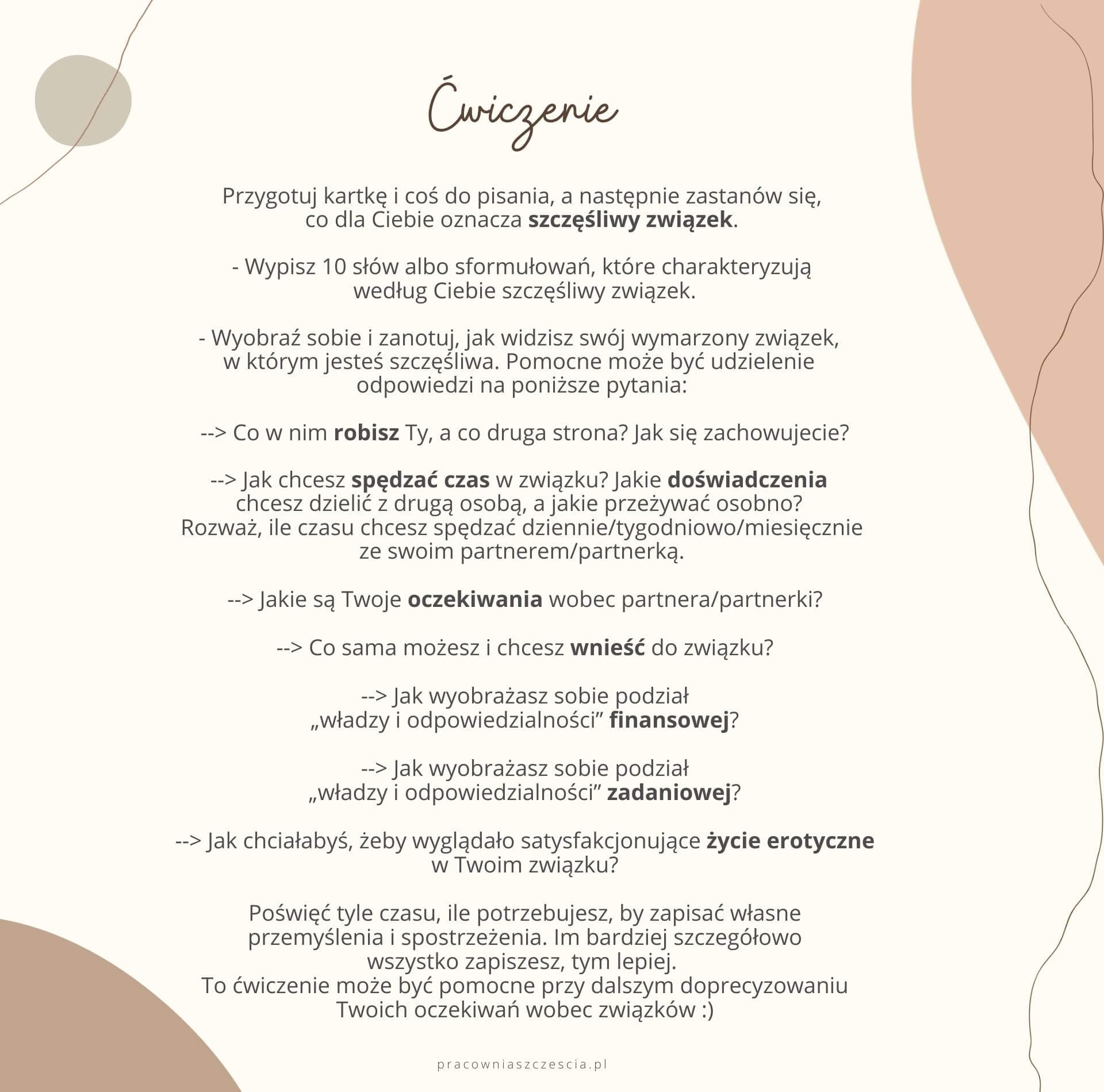 PS_wpis_Jak zbudować szczęśliwy związek_samoświadomość, terapia par, ćwiczenie
