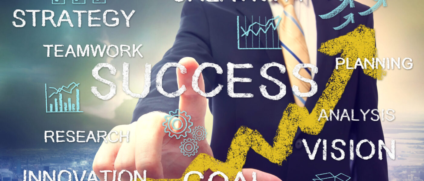 Businessman with success concept img-19