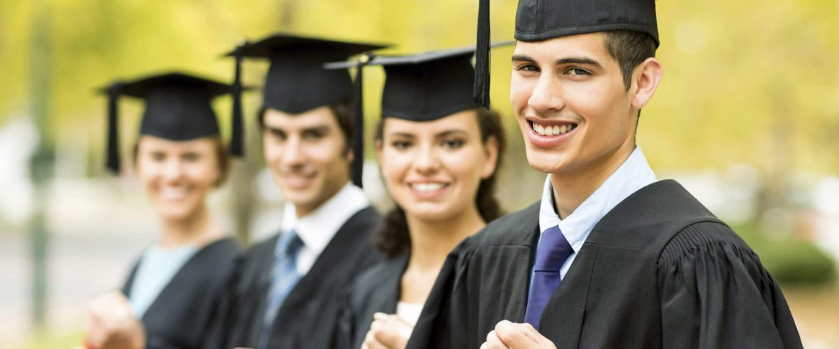 University Students Holding Certificates On Graduation Day img-18