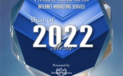 Premiere Social Media Receives 2022 Best of Mesa Award