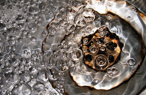 bigstock Down The Plughole 1658213_LR