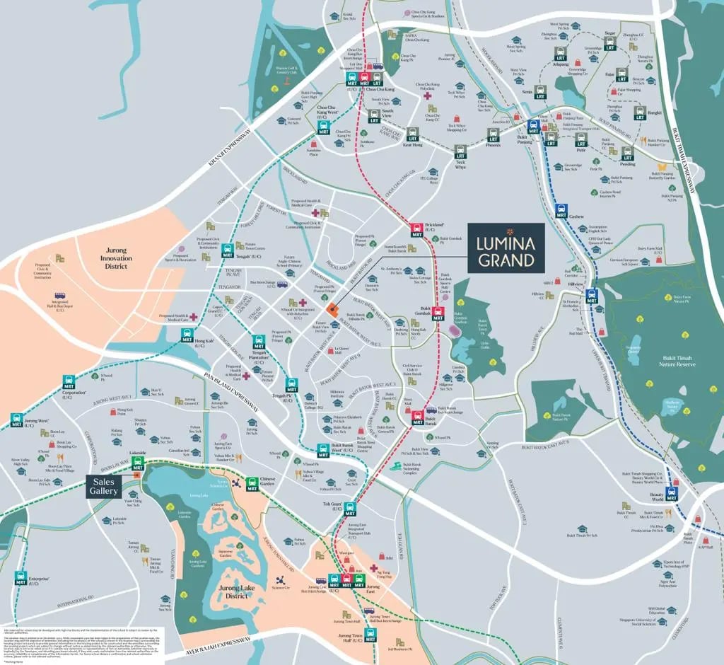 Lumina Grand EC Location Map