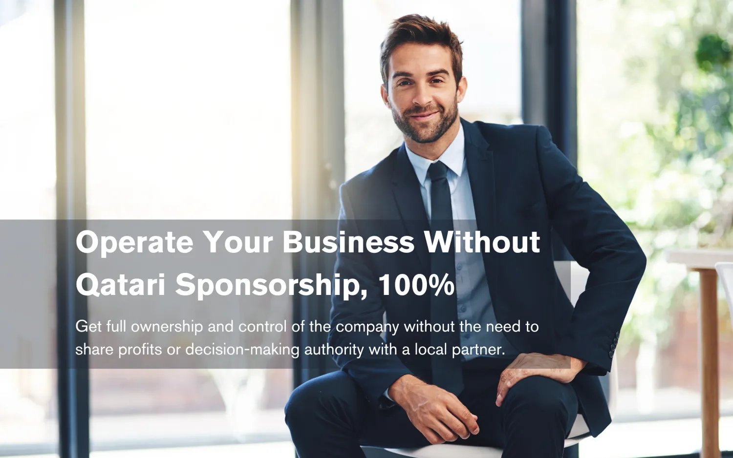 without-sponsor Operate your business setup in Qatar without a sponsor