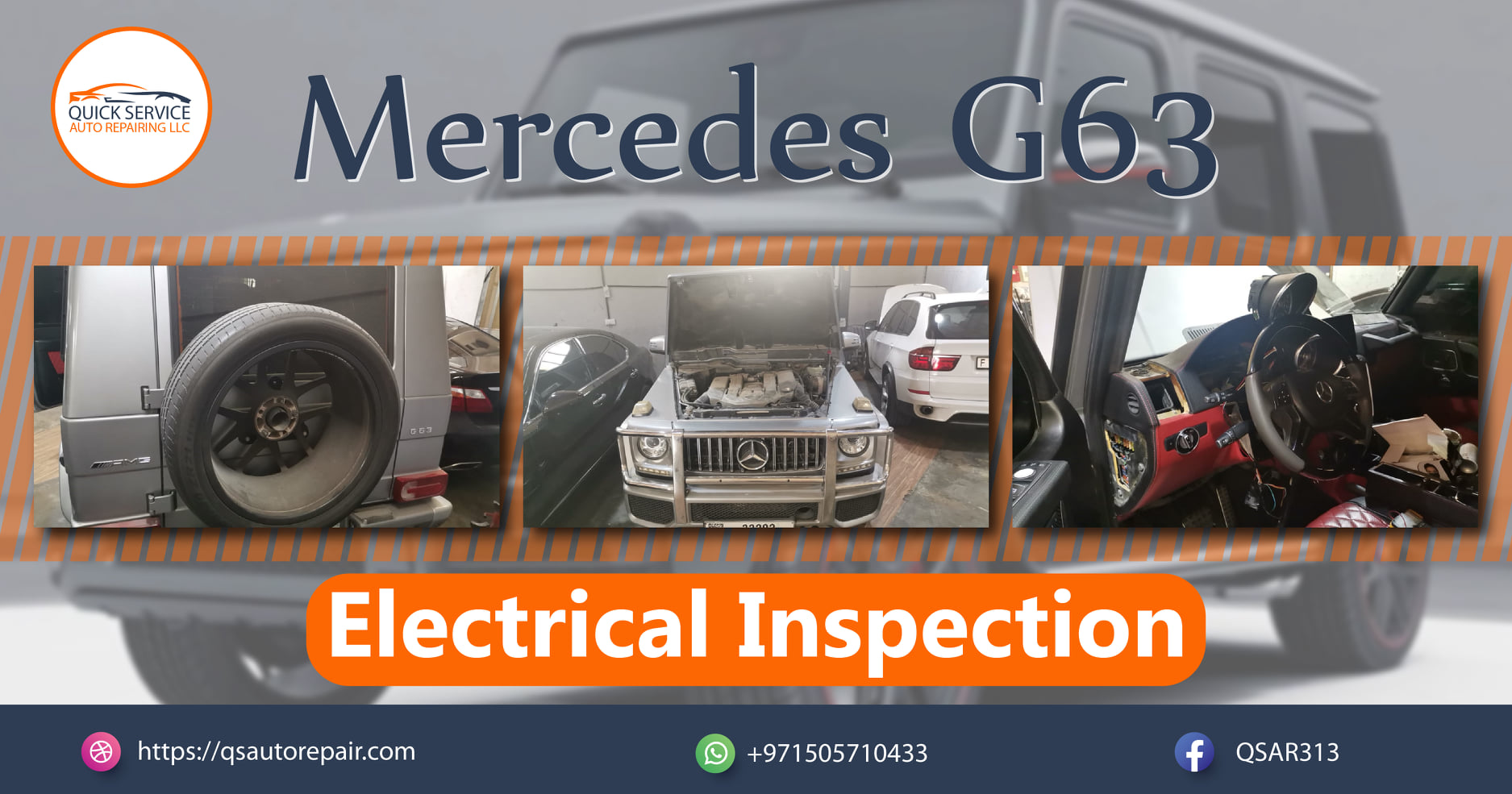 Mercedes G63 Electrical Inspection