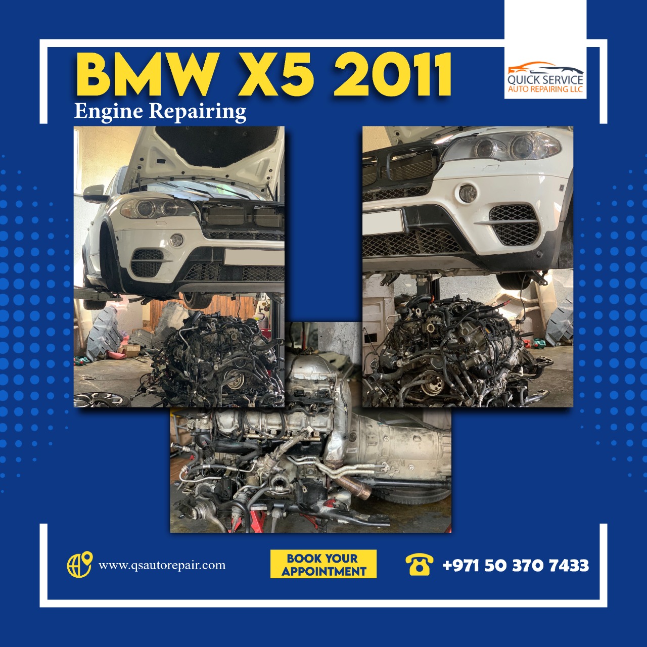BMW X5 Engine Repair Service