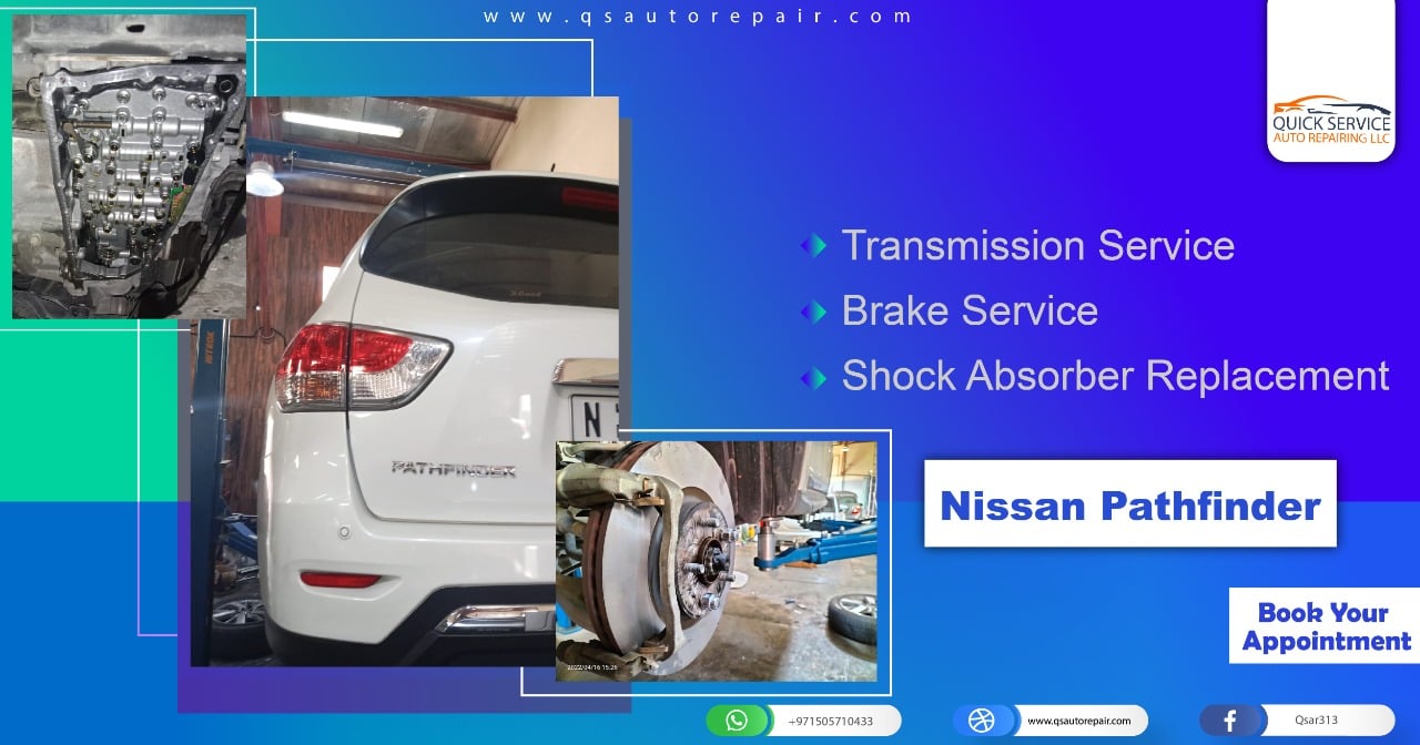 Nissan Pathfinder Transmission Service Brake Service shock absorbers