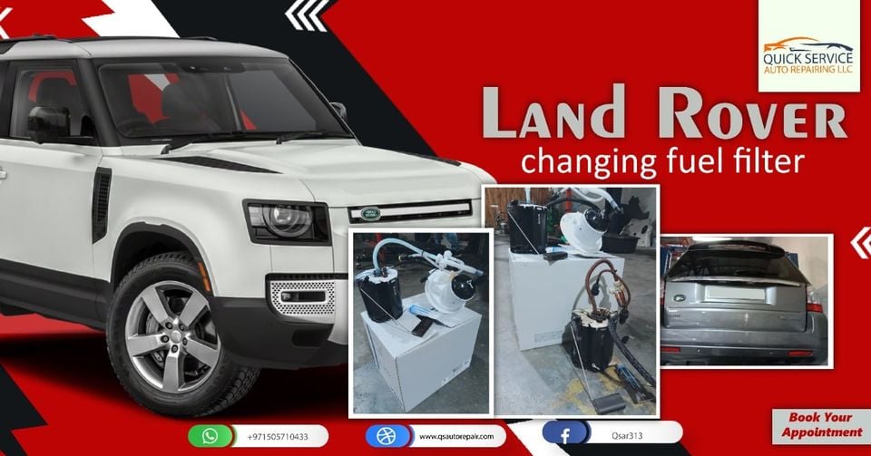 changing fuel filter for Land Rover
