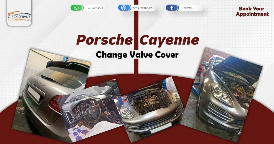 Porsche Cayenne change Valve Cover