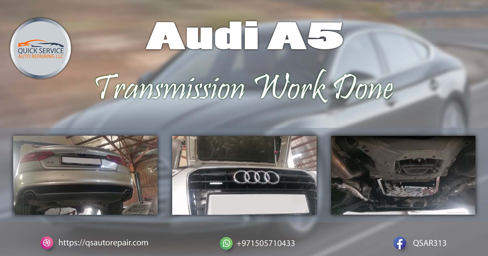 Audi A5 Transmission Work