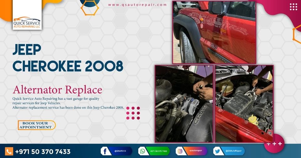 Jeep Cherokee Alternator Replacement Service