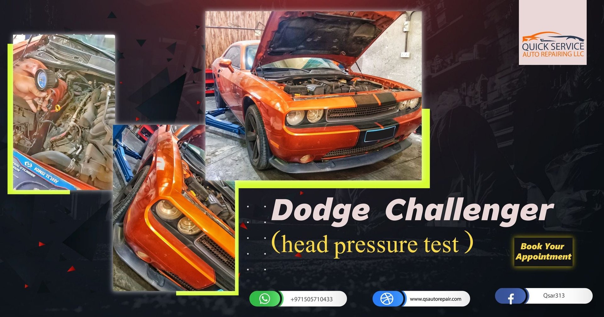 Dodge Challenger Head Pressure Tests