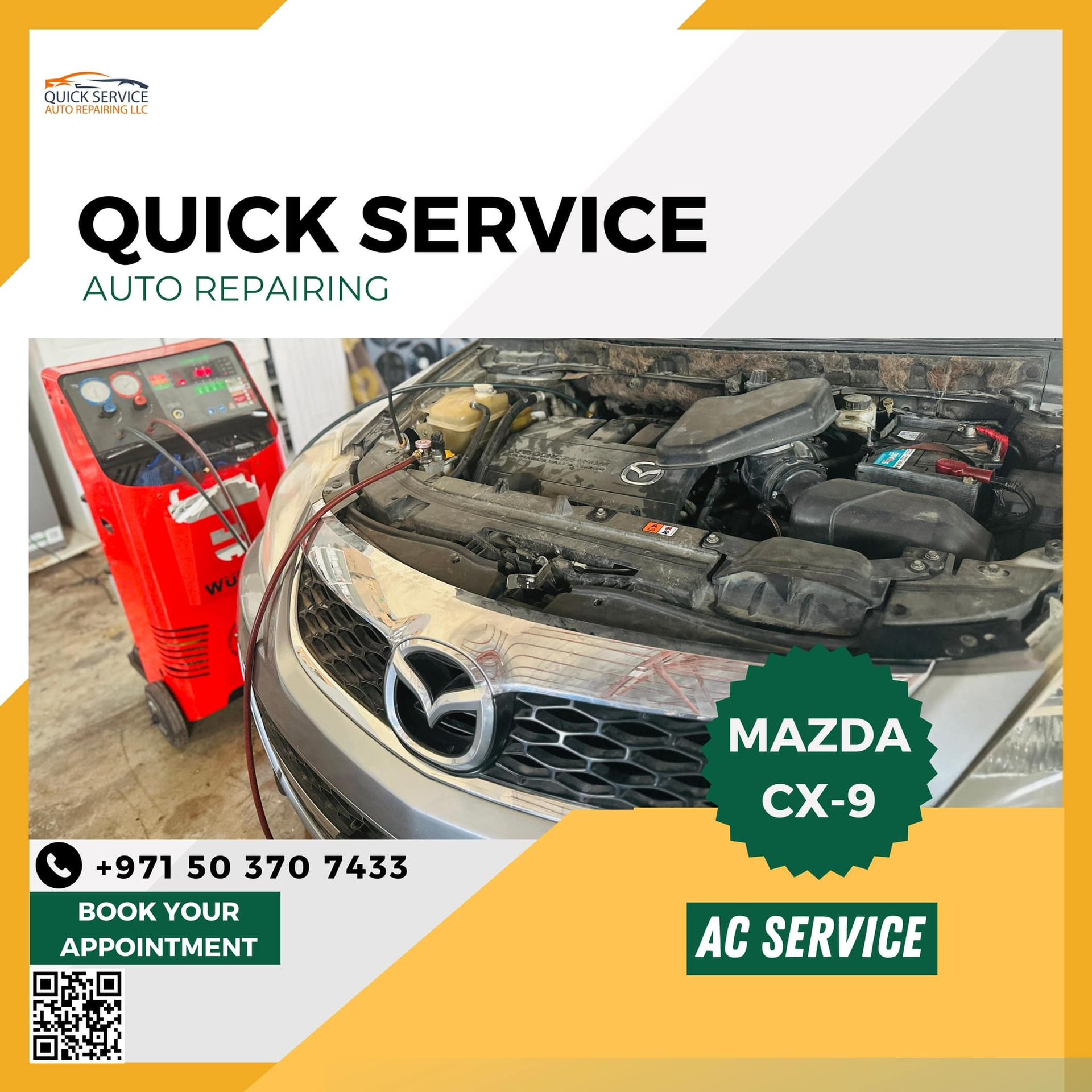 Mazda CX-9 AC Services