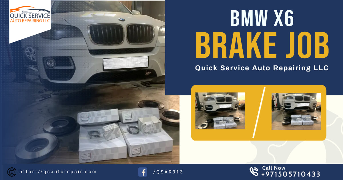 إصلاح BMW Dubai BMW X6 Brake Job